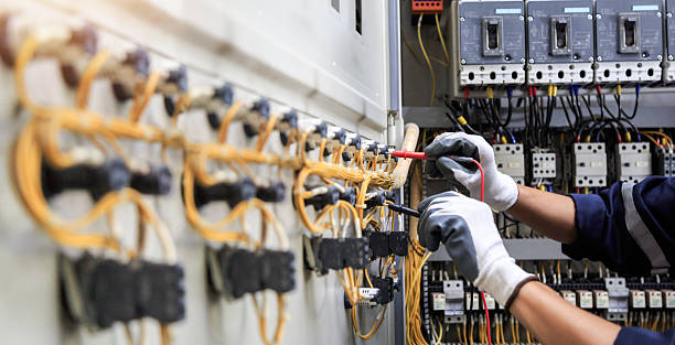 Professional Electrician technician working in Miles, TX